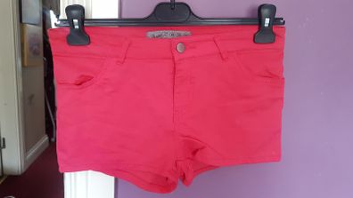 Pink shorts size 10 never worn