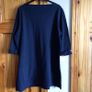 M&S Ladies Navy jersey Tunic Top size 16 includes Postage Image 2