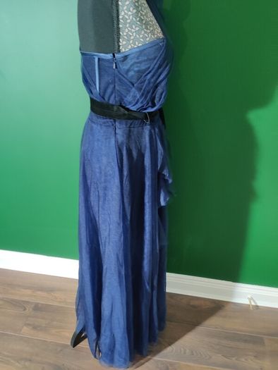 Navy long dress size M-L TS couture atelier designer special occasion  dress