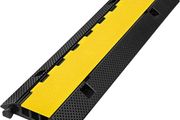 3 Channel Rubber Cable Protector Ramp 103x30x5.5 cm Heavy Duty Cable Wire Cord Cover