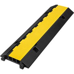 3 Channel Rubber Cable Protector Ramp 103x30x5.5 cm Heavy Duty Cable Wire Cord Cover