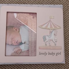 new baby girl photo frame