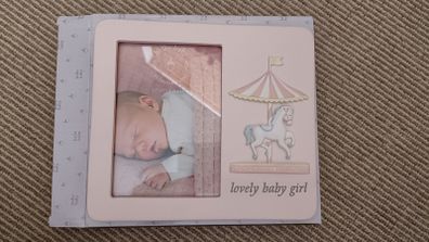 new baby girl photo frame