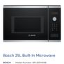 6 X Bosch 25L Built-In Microwave Image 5