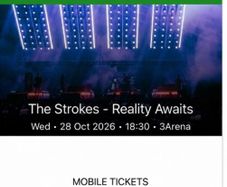 The Strokes Ticket Dublin 3Arena