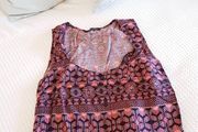 Miss Selfridge Aztec Print Top - Size 6