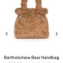 New JELLYCAT Bartholomew Bear Handbag Image 3