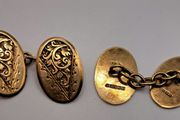 Vintage 9 ct gold cufflinks