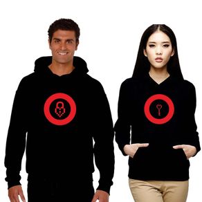 Heart Lock and Key Couple Hoodies (set)