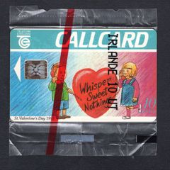 1993 Ireland 10 unit St Valentine's Day 1993 (Schlumberger SC4 & SC5) Call Card Mint in Packaging. Telecom Eireann Card Number 1041