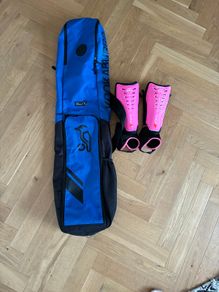 Hockey bag Kookaburra and shin pads