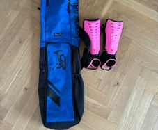 Hockey bag Kookaburra and shin pads
