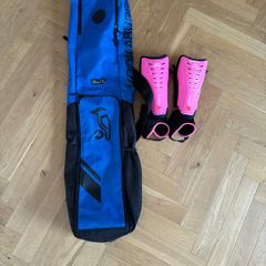 Hockey bag Kookaburra and shin pads