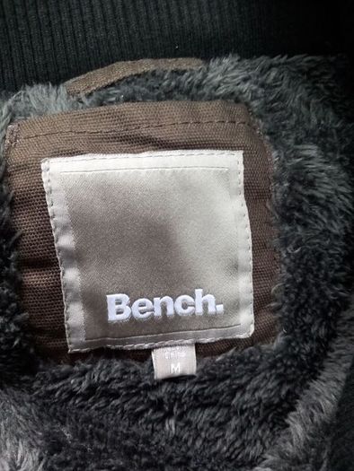 BENCH Khaki fur rimmed hood jacket