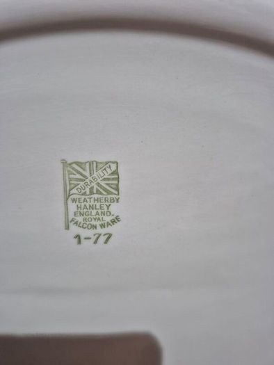 Weatherby Hanley Falcon Ware plate