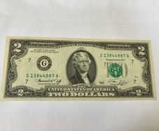 USA 1976 2 dollars note uncirculated