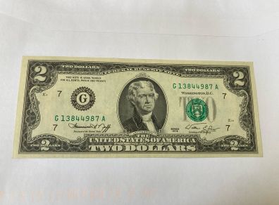 USA 1976 2 dollars note uncirculated