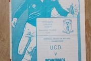 League of Ireland programme UCD Bohemians 1984