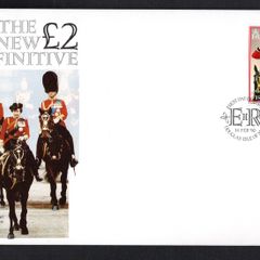 1990 Isle of Man Queen's Portrait Definitive Stamp Addressed First Day Cover (FDC)
