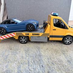 Bruder Mercedes-Benz Sprinter Car Transporter with Roadster