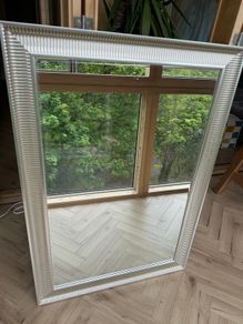 Silver Frame Wall Mirror