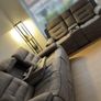Knox Electric Light Grey Tech Recliner Sofa Set Image 2