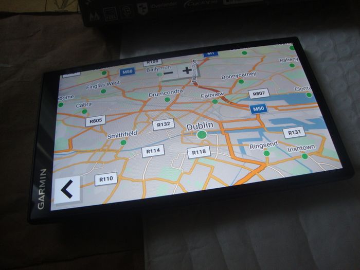 sat nav Garmin campervan 6.95, camping navigation