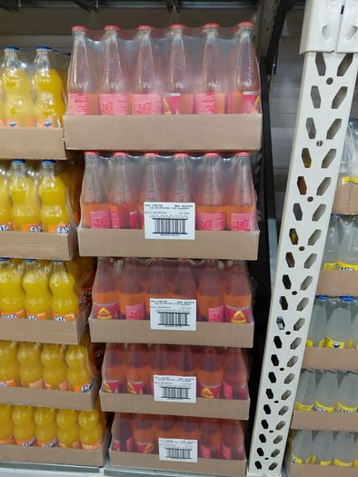 Glass pub bottles