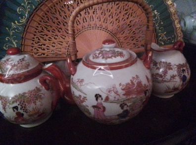 Three Piece Japanese Teaset