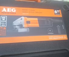 AEG Angle Grinder New in Hard Case