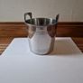 Two heavy metal ice buckets with stand Image 3