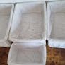 Arpan Wicker Storage Baskets with Cloth Lining Image 8