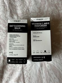 The Inkey List cleanser and moisturiser BNIB