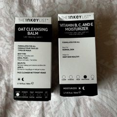 The Inkey List cleanser and moisturiser BNIB