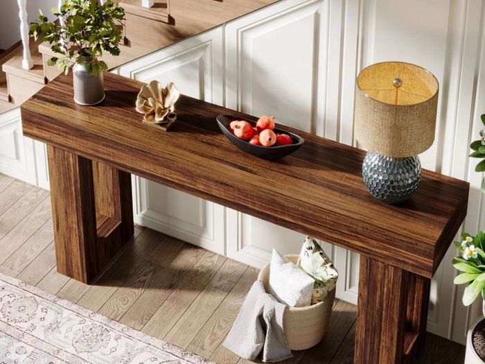 Rustic Brown Console Table  160cm