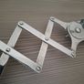 Stunning art deco top quality extending arm wall mounted bathroom shaving vanity mirror. Image 8