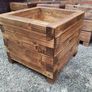 Premium Handmade Wooden Planter Image 2