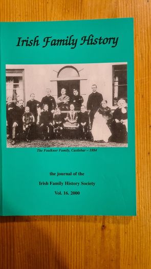 Irish Family History Journals Of The Irish Family History Society. See Photos For Years. All In Very Good Condition.