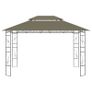 Gazebo 4x3x2.7 m Taupe 160 g/m Sq Image 3