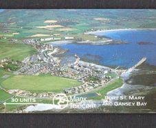 1989 Isle of Man 10 unit Post St Mary and Gansey Bay (GPT - Magnetic) Phone Card