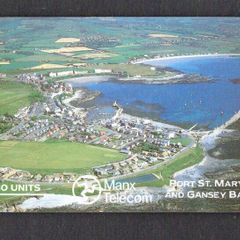 1989 Isle of Man 10 unit Post St Mary and Gansey Bay (GPT - Magnetic) Phone Card