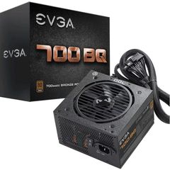 Brand new and factory sealed EVGA 700 BQ 700W 80+ Bronze power supply, never opened or used.