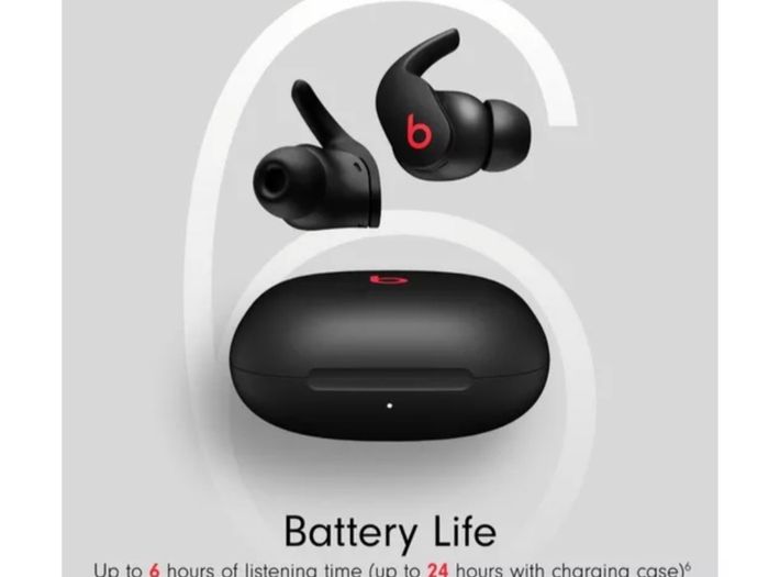 Headphone Beats Fit Pro Wireless Bluetooth Noise - Cancelling Sports Earbuds - Beats Black