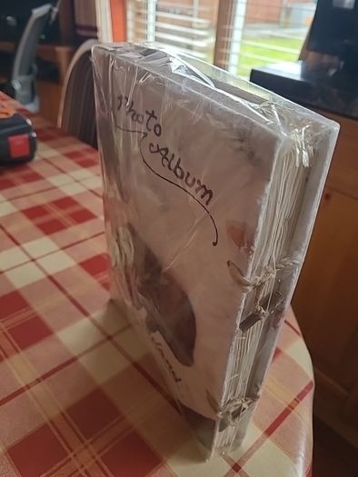 vintage handmade photo album