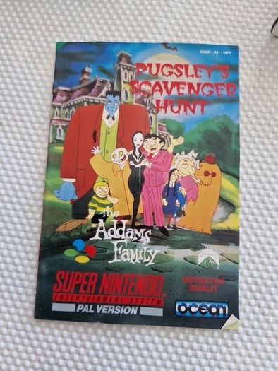 The Addams Family Pugsley s Scavenger Hunt Snes Super Nintendo Arcade Retro Games Original