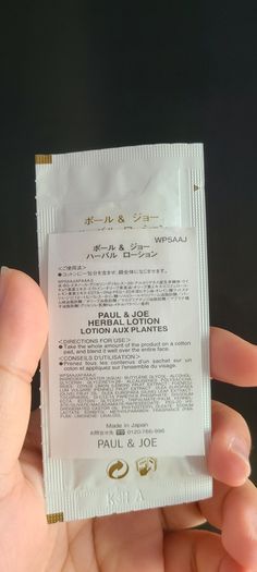 Paul & Joe Herbal Lotion Sachet in 3ml