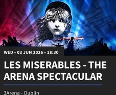 Les Miserables 3rd June
