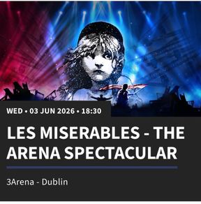 Les Miserables 3rd June