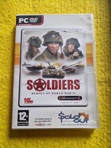 Soldiers Heroes of World War II 2 Pc dvd Rom games Original