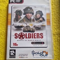 Soldiers Heroes of World War II 2 Pc dvd Rom games Original